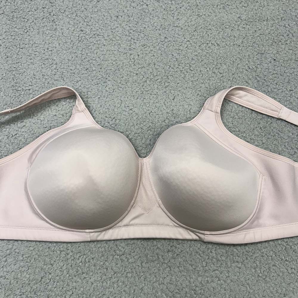 Vanity Fair Bra 44C Full Coverage Bra 71500 Beauty Back Wireless Smoothing Beige